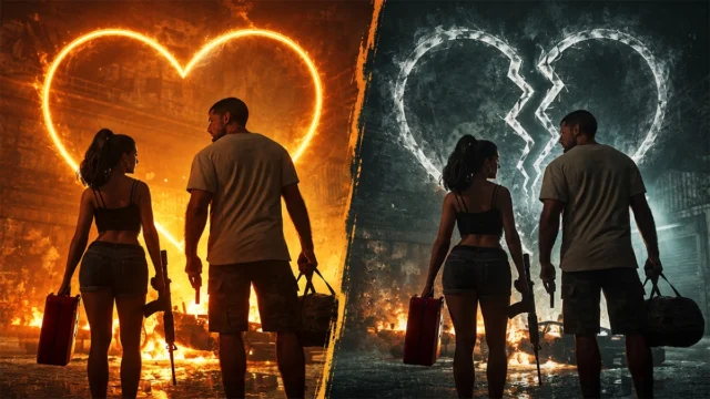 GTA 6: Jason e Lucia podem namorar, virar só parceiros ou terminar, e a escolha é sua